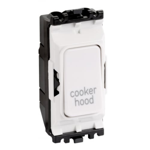 MK K4896CHWHI 20a DP Grid Switch module marked COOKER HOOD