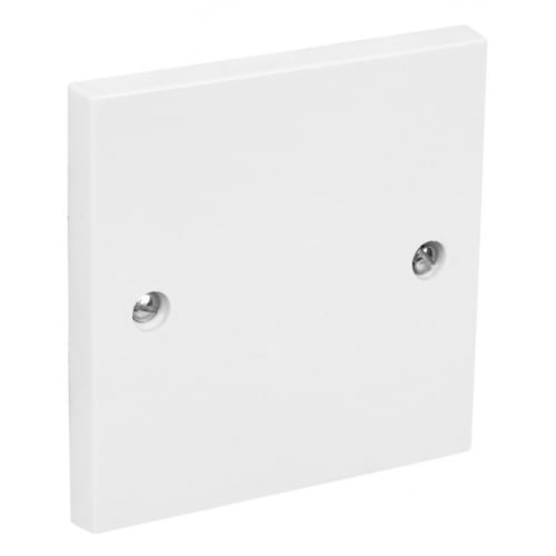 CED BP1 1 gang white blank cover plate