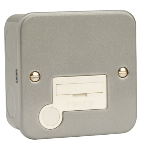 Click Scolmore CL050 13a DP Unswitched Fused Metalclad Spur