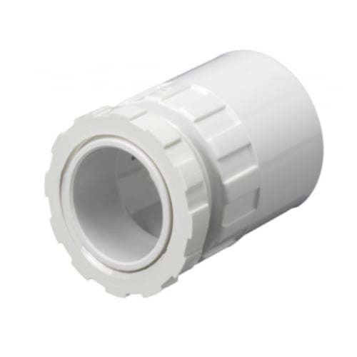 Schneider Mita PMA20W 20mm White Male Threaded PVC Adaptor & lockring