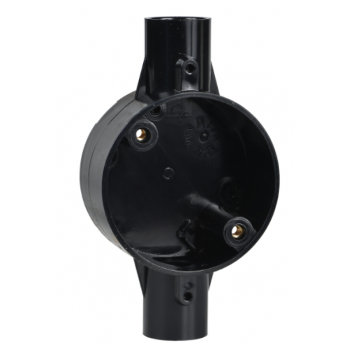 Schneider Mita 20CJB3B 20mm Black 2 Way Through Besa Box