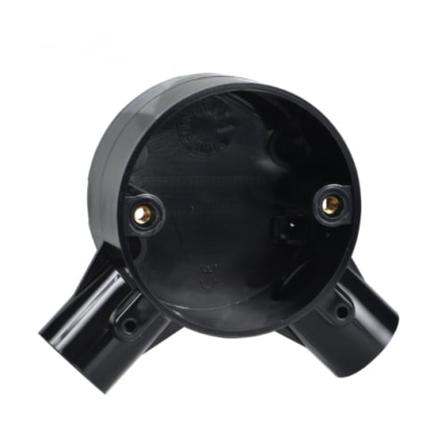 Schneider Mita 20CJB4B 20mm Black 2 Way Angle Besa Box