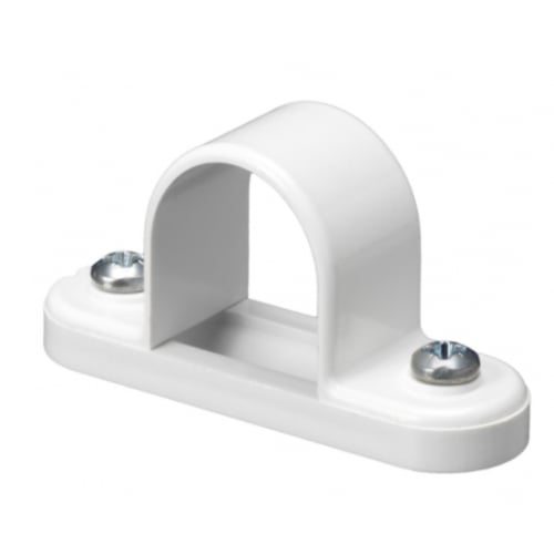 Schneider Mita SBS32W 32mm White Plastic Spacer Bar Saddle