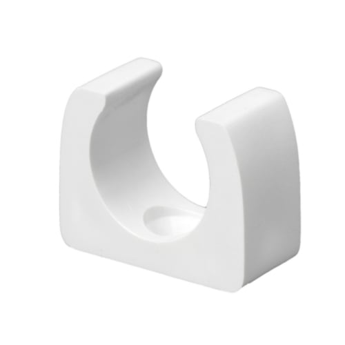 Schneider Mita CSA20W 20mm White Round Spring Clip Saddle