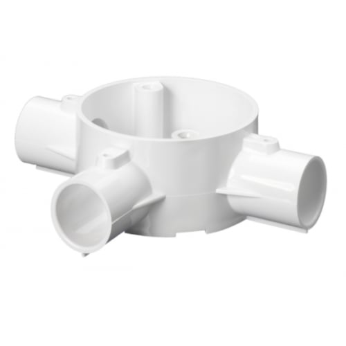 Schneider Mita 25CJB5W 25mm White 3 Way Tee Besa Box