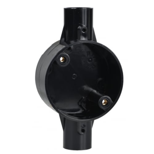 Schneider Mita 25CJB3B 25mm Black 2 Way Through Besa Box