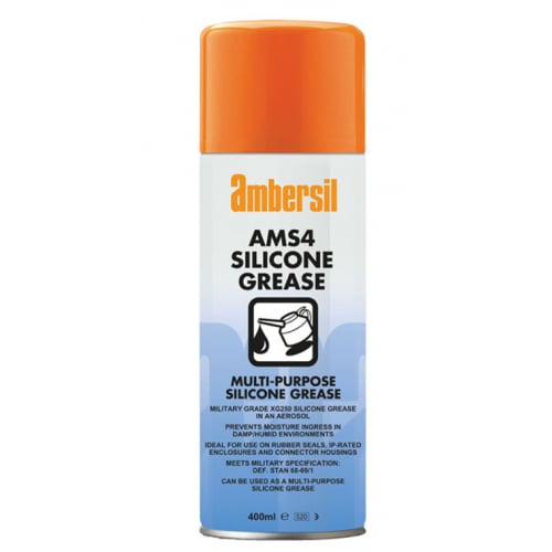 Ambersil 31566 AMS4 Multi-Purpose Silicone Grease 400ml aerosol