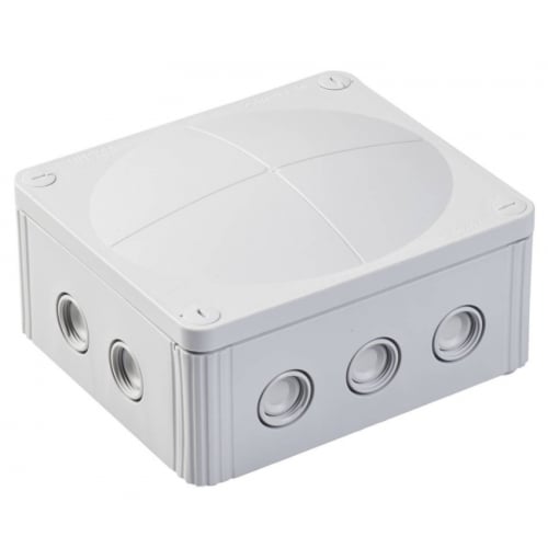 Wiska Combi 1210/5 Grey IP66 5 way 10.0mm 57amp Waterproof Junction Box