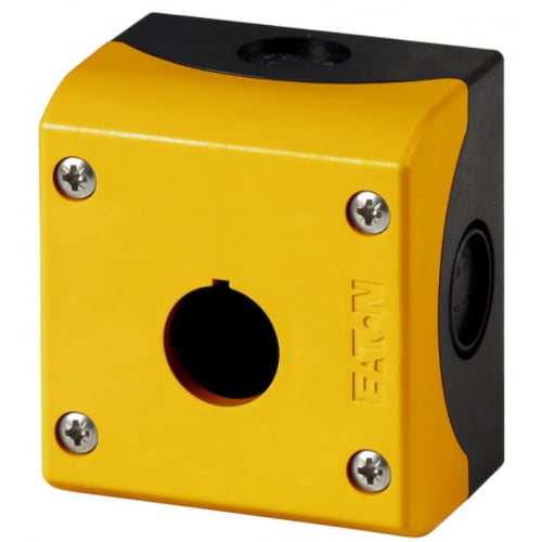 Eaton Moeller 216536 M22-IY1 1 Way IP67 Yellow Button Enclosure