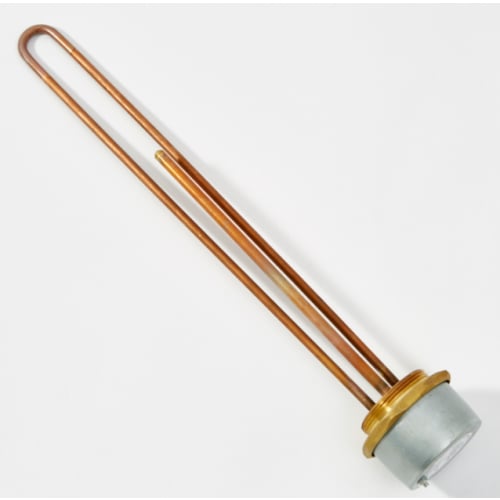 Backer 09021VS 18" 3kW Anti-Corrosive Immersion Heater & Thermostat