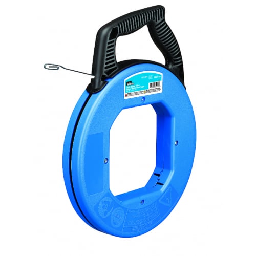 Ideal 31-057 Tuff-Grip 73m (240Ft) Pro Fish Tape Carbon Blue Steel