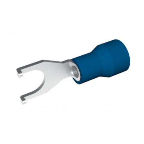 Partex BFS43 4.3mm Pre Insulated Flanged Fork Terminal (Bag of 100)