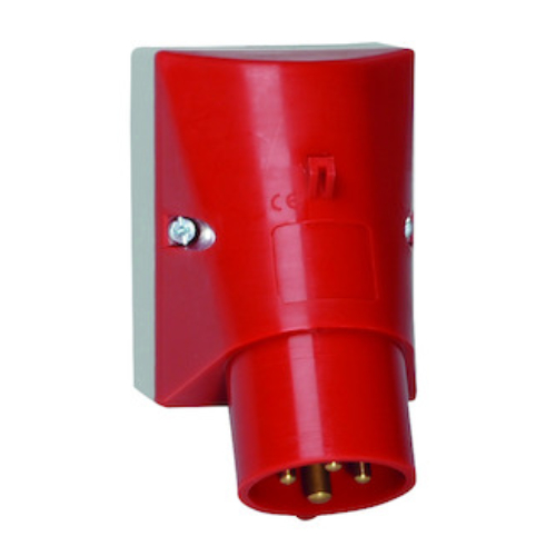Ceenorm 24172 32amp 415volt 3P & Earth 4pin IP44 Red Appliance Inlet