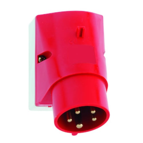 Ceenorm 2415 16a 415v 3P+N & Earth 5pin IP44 Red Appliance Inlet
