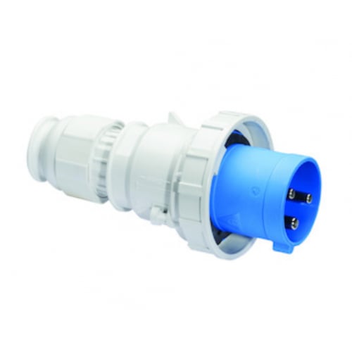 Ceenorm 2181 63amp 240volt 2Pole & Earth 3pin IP67 Blue Plug