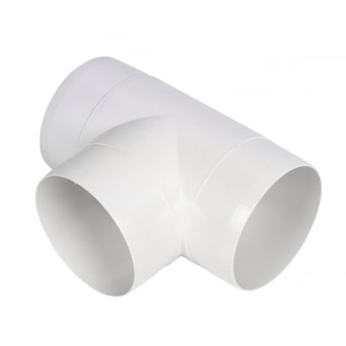 Manrose 44920 100mm Round Tee Piece