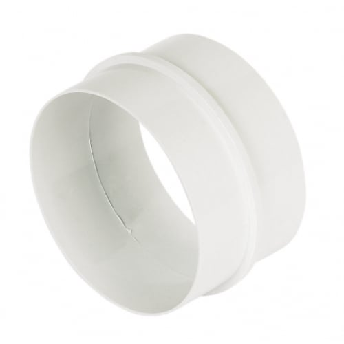 Manrose PL414C 100mm PVC Round Pipe Duct Connector