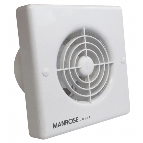 Manrose QF100P 100mm Spigot Pullcord Quiet Fan
