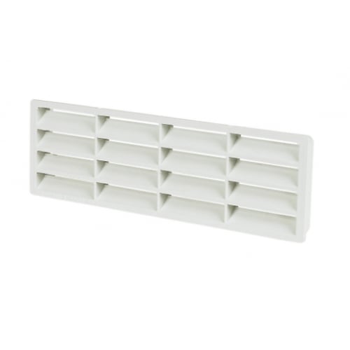 Manrose PL45010WHI 205x60mm Airbrick White Grille