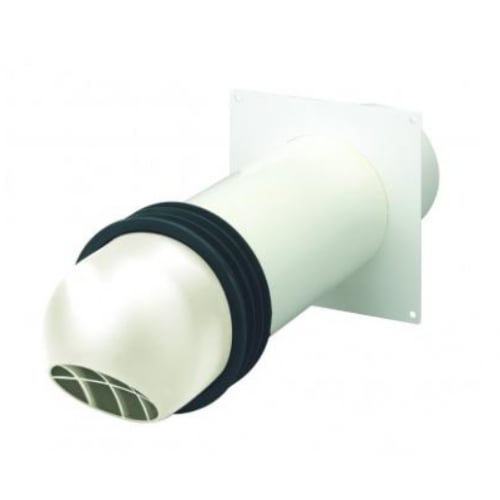 NAT 2447W White high rise easy duct brown 100mm
