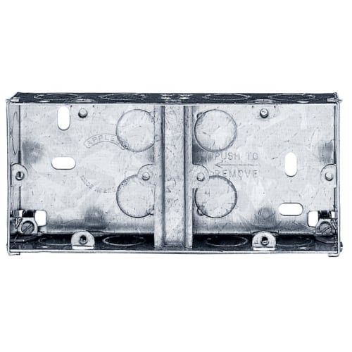 Appleby SB676 2 x 1gang 25mm dual accessory box MB2522