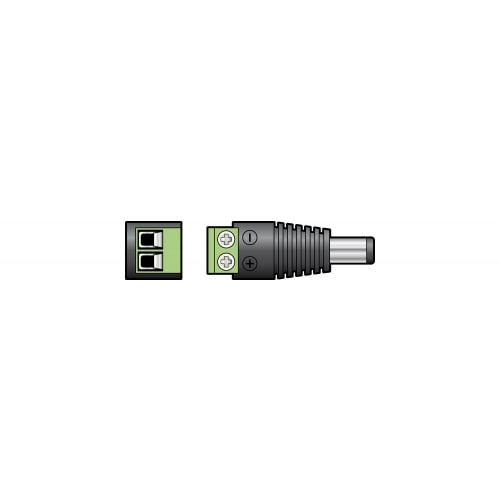 AVSL 777.000 2.1mm DC plug with screw terminals