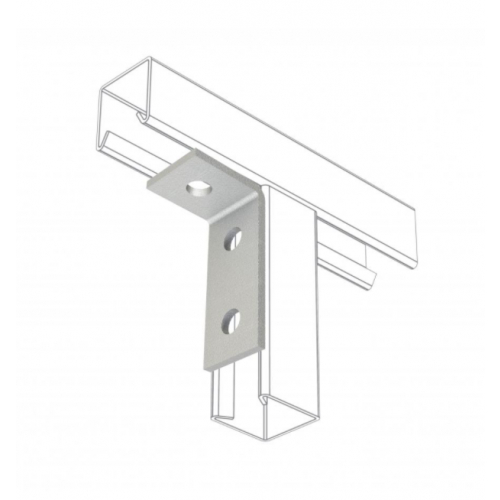 Metpro MP9 3 hole Galvanised 90o angle bracket 91mmx45mm