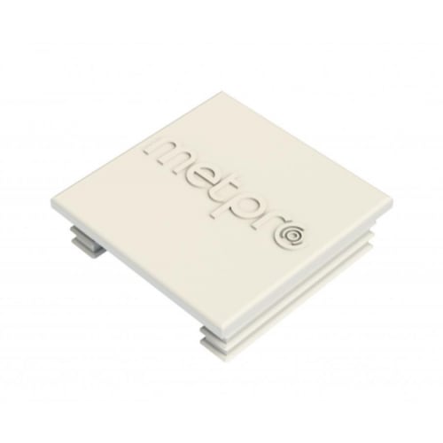 Metpro MP50/W 41mmx41mm PVC white end cap