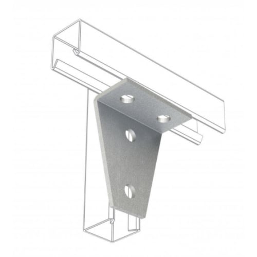 Metpro MP17 4 hole 90o Galvanised angle bracket 105mmx90mm