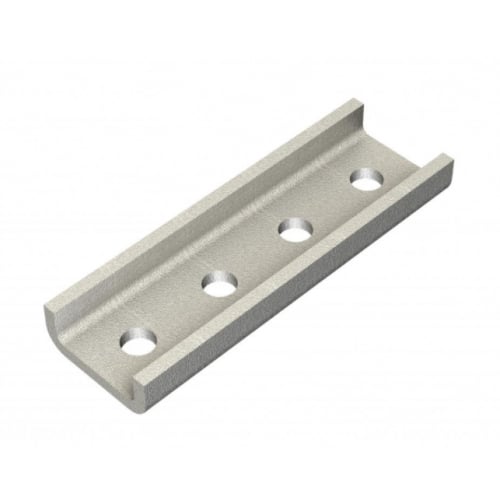 Metpro MP48/21 41x21mm Galvanised external coupler 184mmx26mm