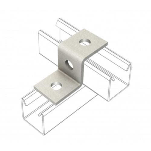 Metpro MP25 3 hole Galvanised "Z" bracket 87mmx47mm