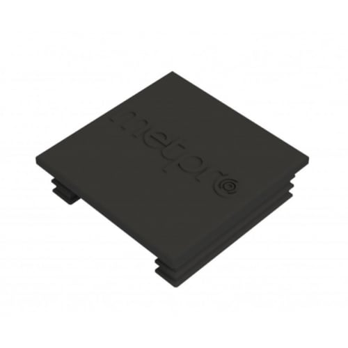 Metpro MP50/B 41mmx41mm PVC black end cap