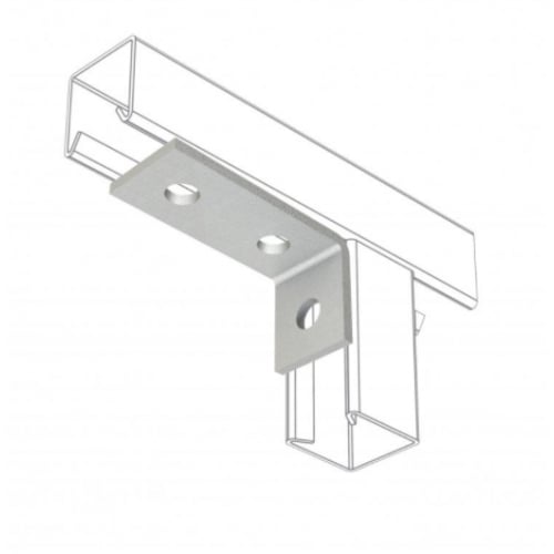 Metpro MP12 3 hole 90o Galvanised angle bracket 91mmx55mm