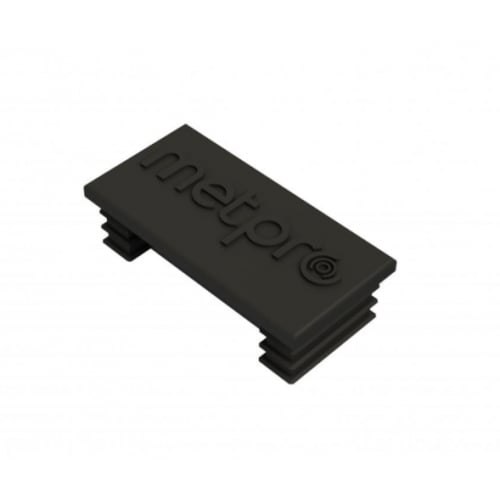 Metpro MP51/B 41mmx21mm PVC black end cap