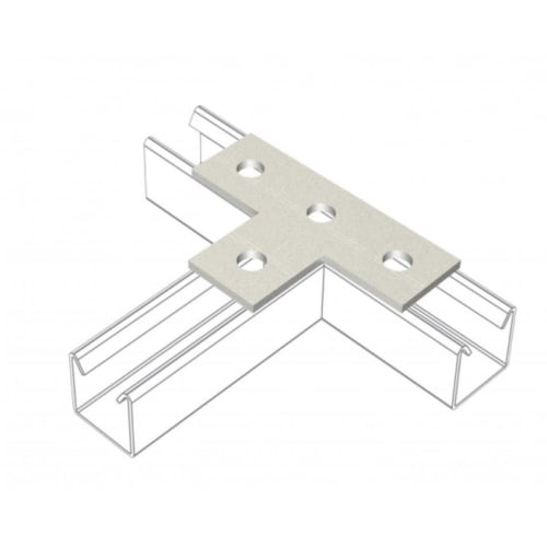 Metpro MP7 4 hole Galvanised flat tee bracket 137mmx87mm
