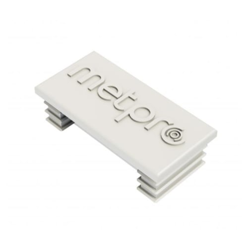 Metpro MP51/W 41mmx21mm PVC white end cap