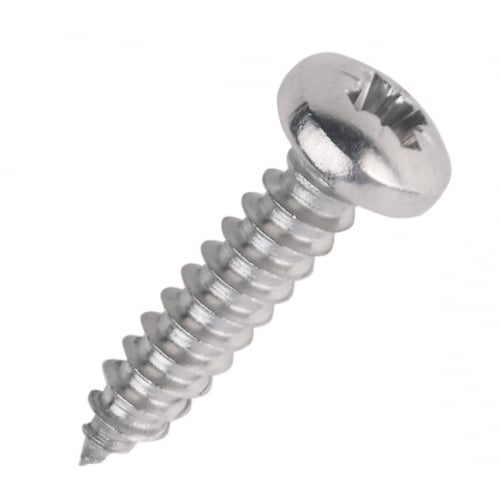 DEG 100xPOZI BZP 3/4"x8 Pan Head Self Tapping