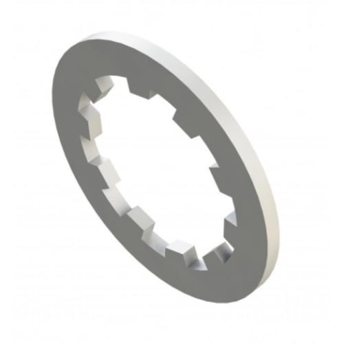 Deligo ISSPW12 M12 BZP Steel Shakeproof Serrated Washer