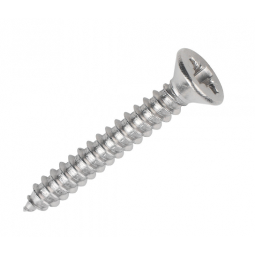 Deligo 100x1x8 Countersunk Pozi Self Tapping Screws Bag of 100
