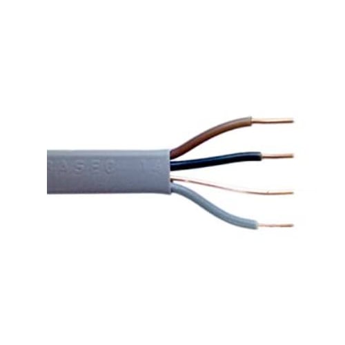 Cut Metre Length of 1.5mm 6243Y grey 3 core and earth cable