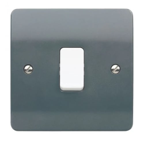 MK K4871GRA 1 Gang 2 Way 10 Amp Single Pole Switch Graphite Part M Compliant