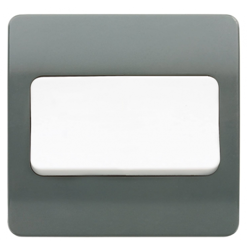 MK K4781GRA 1 Gang 2 Way Wide Rocker 10 Amp Single Pole Switch Graphite Part M Compliant