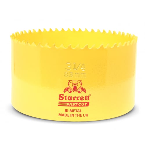 Starrett FCH0314 83mm / 3.1/4" Constant Pitch Bi Metal Hole Saw