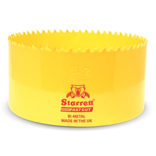 Starrett FCH0312 89mm / 3.1/2" Constant Pitch Bi Metal Hole Saw