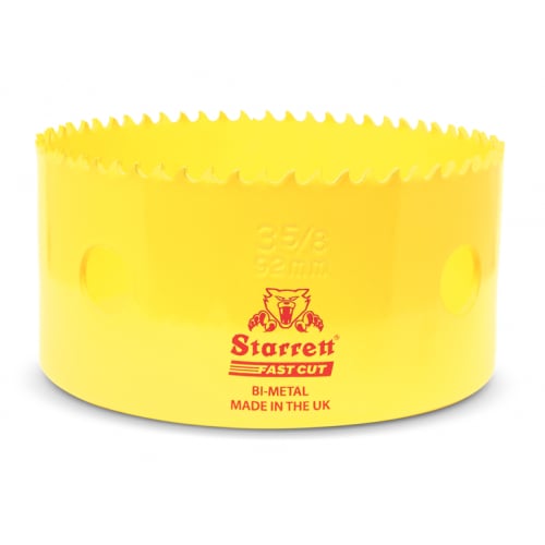 Starrett FCH0358 92mm / 3.5/8" Constant Pitch Bi Metal Hole Saw
