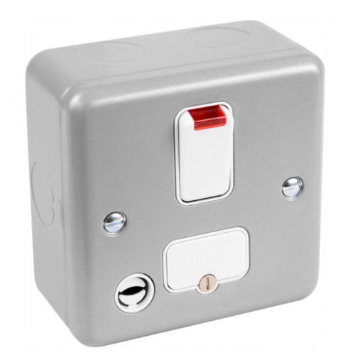 MK K972ALM 13a DP Metalclad Plus Switched Spur, Neon & Flex Outlet