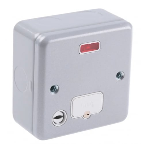 MK K986ALM 13a Metalclad Plus Un-Switched Spur, Neon and Flex Outlet