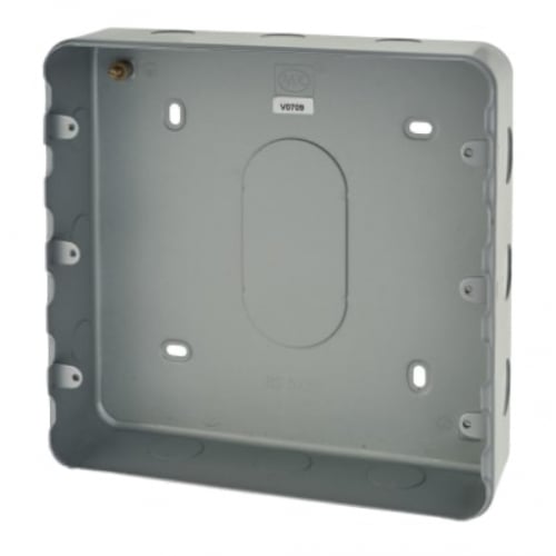MK K8898ALM 18 Gang Grid Surface Box