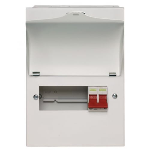 Wylex NM506L 5 Way 100 Amp Double Pole Metal Consumer Unit