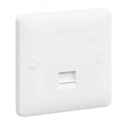 MK Base MB422WHI 1 Gang BT Master Telephone Socket